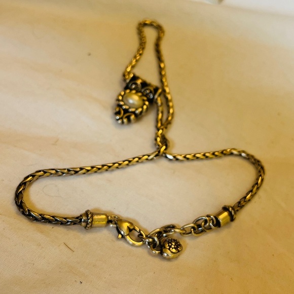 BRIGHTON Reversible Necklace and 2 Pr Earrings- STUNNING! - Picture 5 of 7